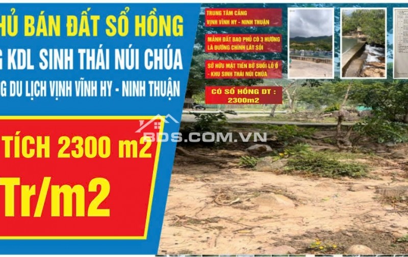 Bán  ĐẤT TIỀM NĂNG LÀM KHU DU LỊCH SINH THÁI LÀNG DÂN TỘC , gần vịnh Vĩnh Hy – Ninh Thuận,  làm thiện nguyện , giá Tốt cho khách ủng hộ làm công tác